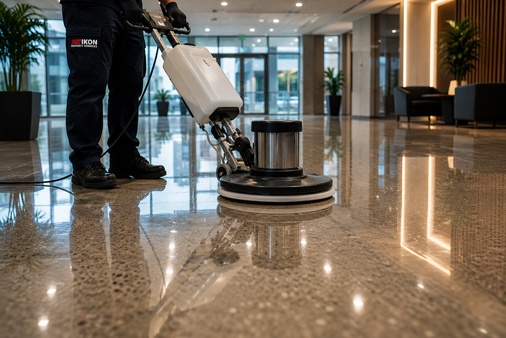 Floor polishing